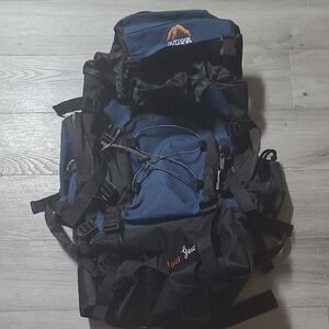 Outdoor Gear Men's Navy and Black Hiking Backpack